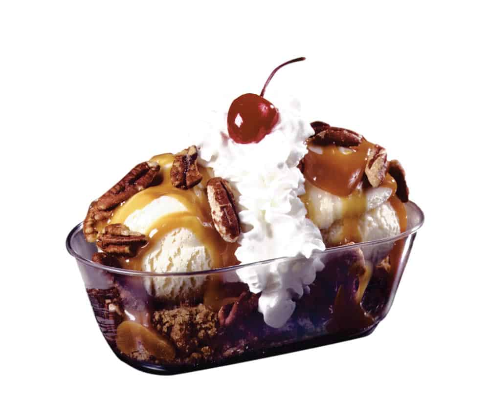 Pecan Caramel Cinnamon Crumb Cake Sundae Braum's