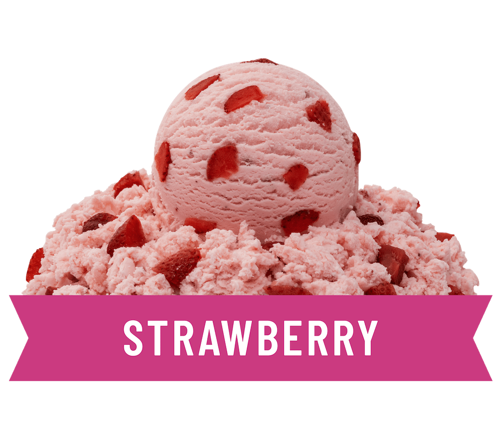 Strawberry Ice Cream Scoop